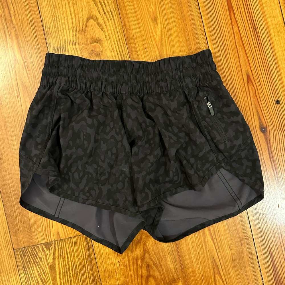 Black lululemon shorts